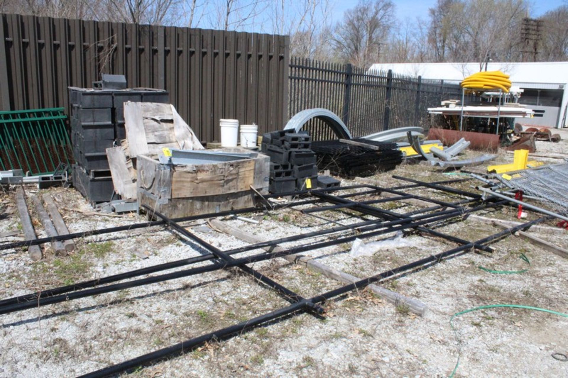 LOT ASSORTED FENCE, GATES, AND SCRAP