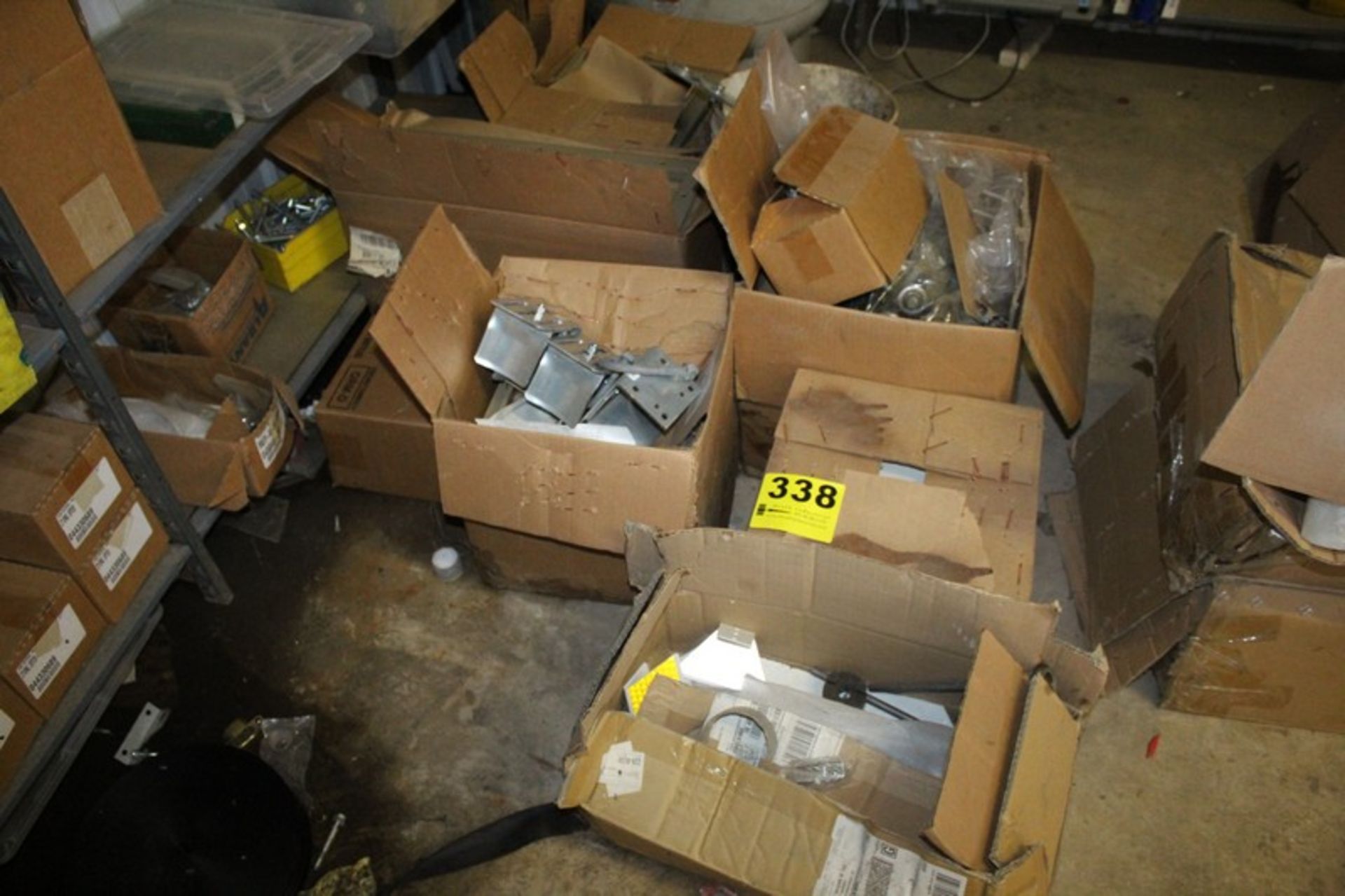 LOT ASSORTED HARDWARE IN (6) BOXES