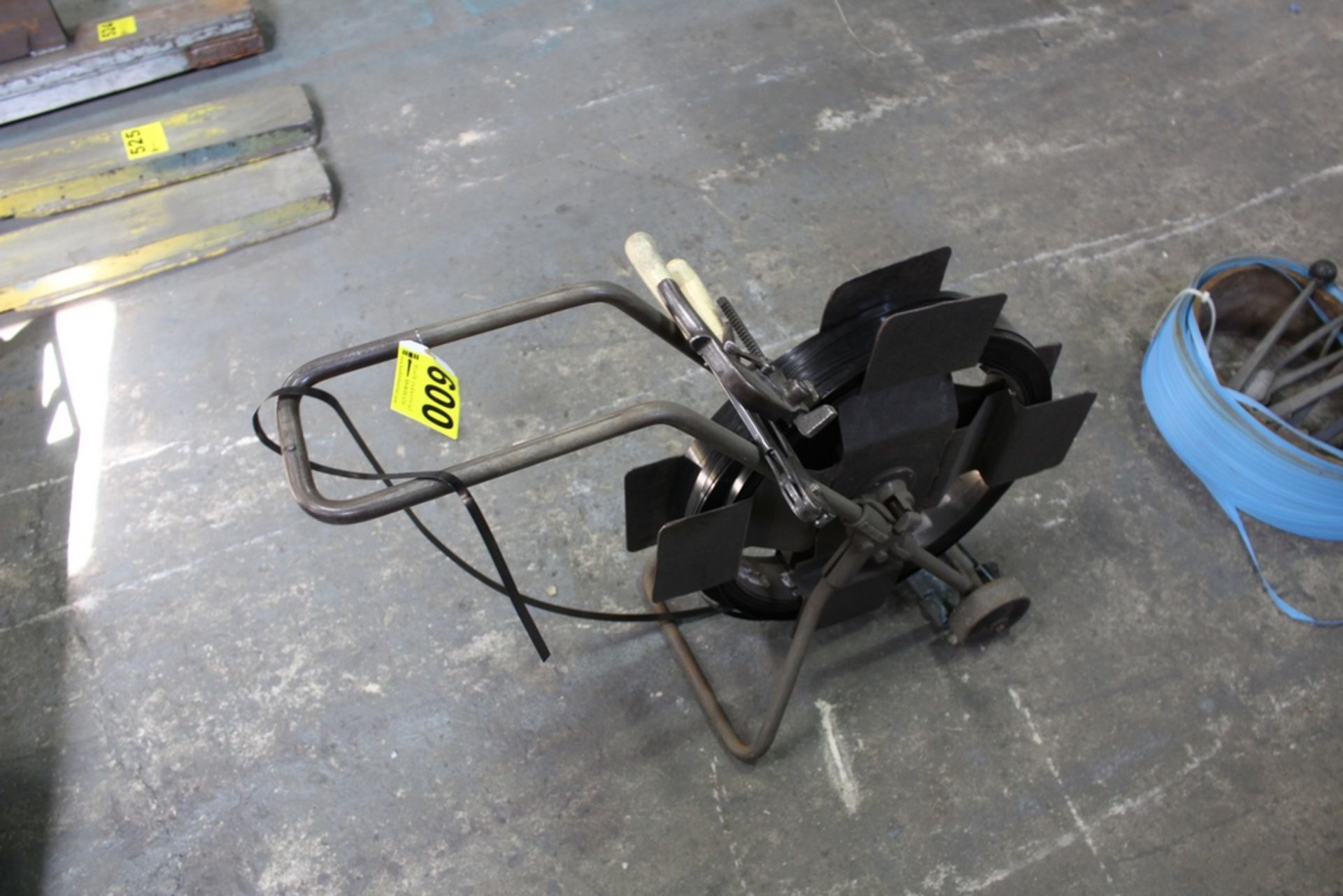 PORTABLE STEEL BANDING CART WITH TOOLS