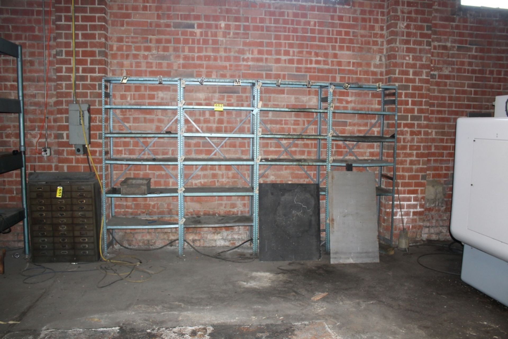 (4) SECTIONS STEEL SHELVING