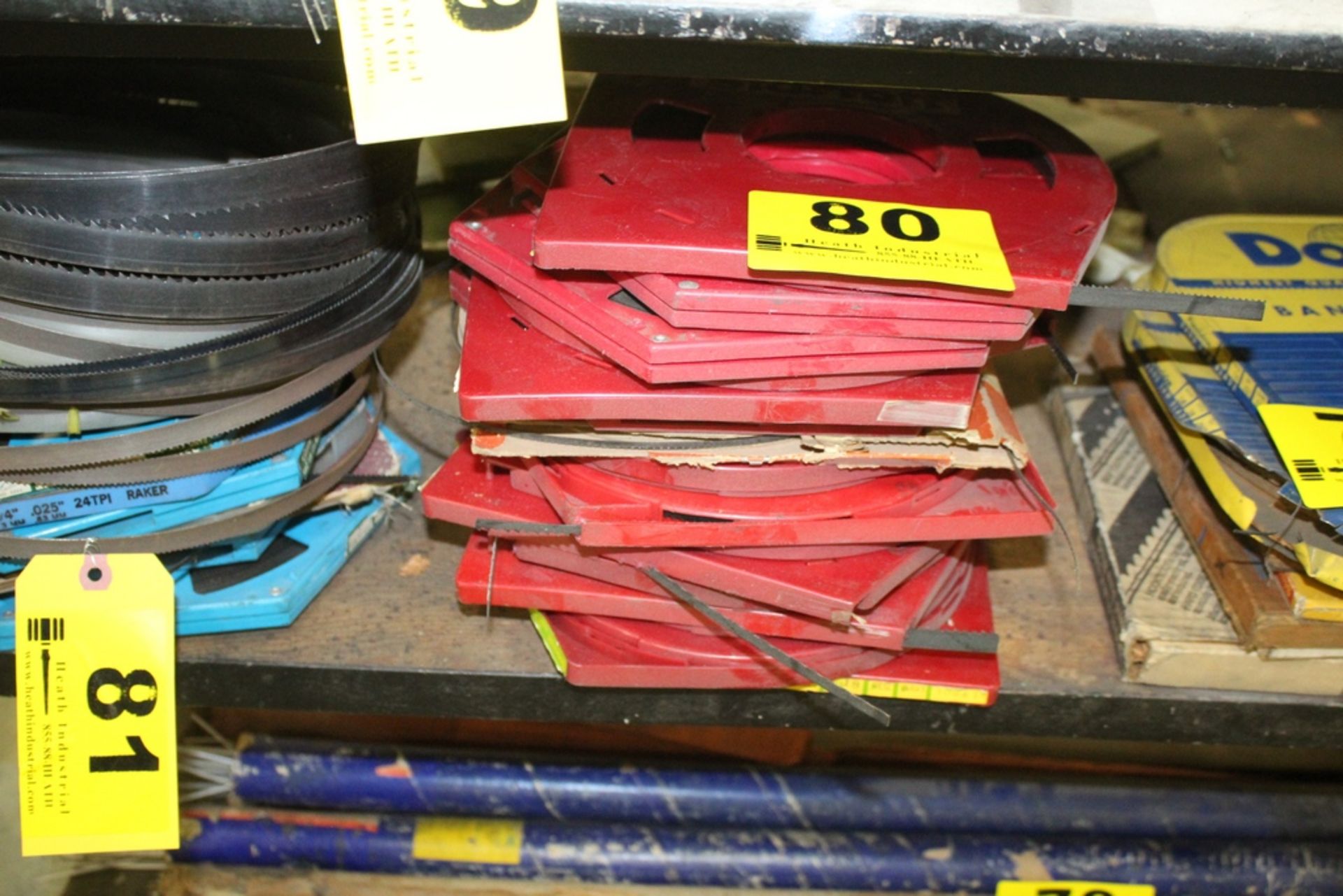 ASSORTED STARRETT BAND SAW BLADES