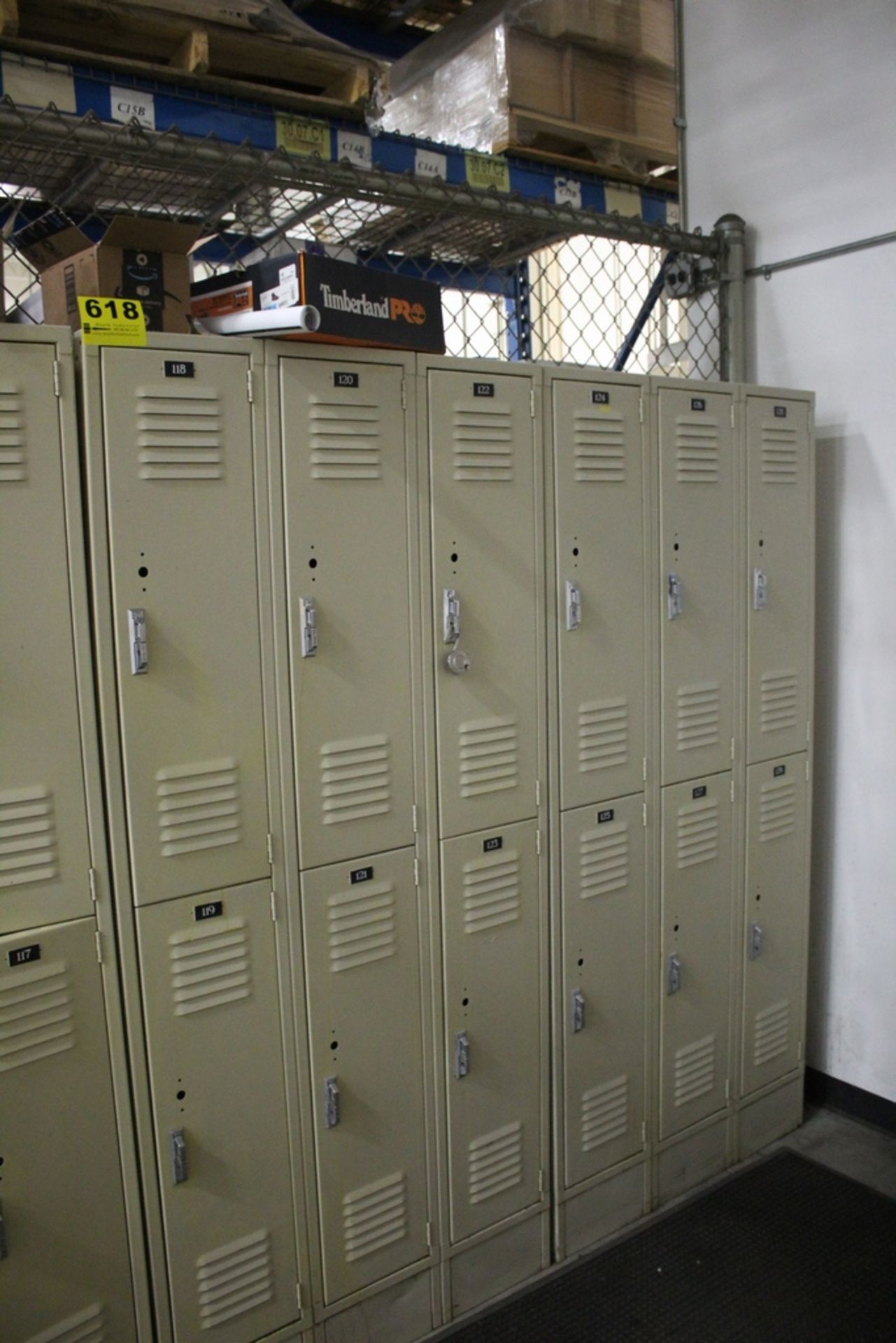 (12) COMPARTMENT LOCKERS 73" X 18" X 78"