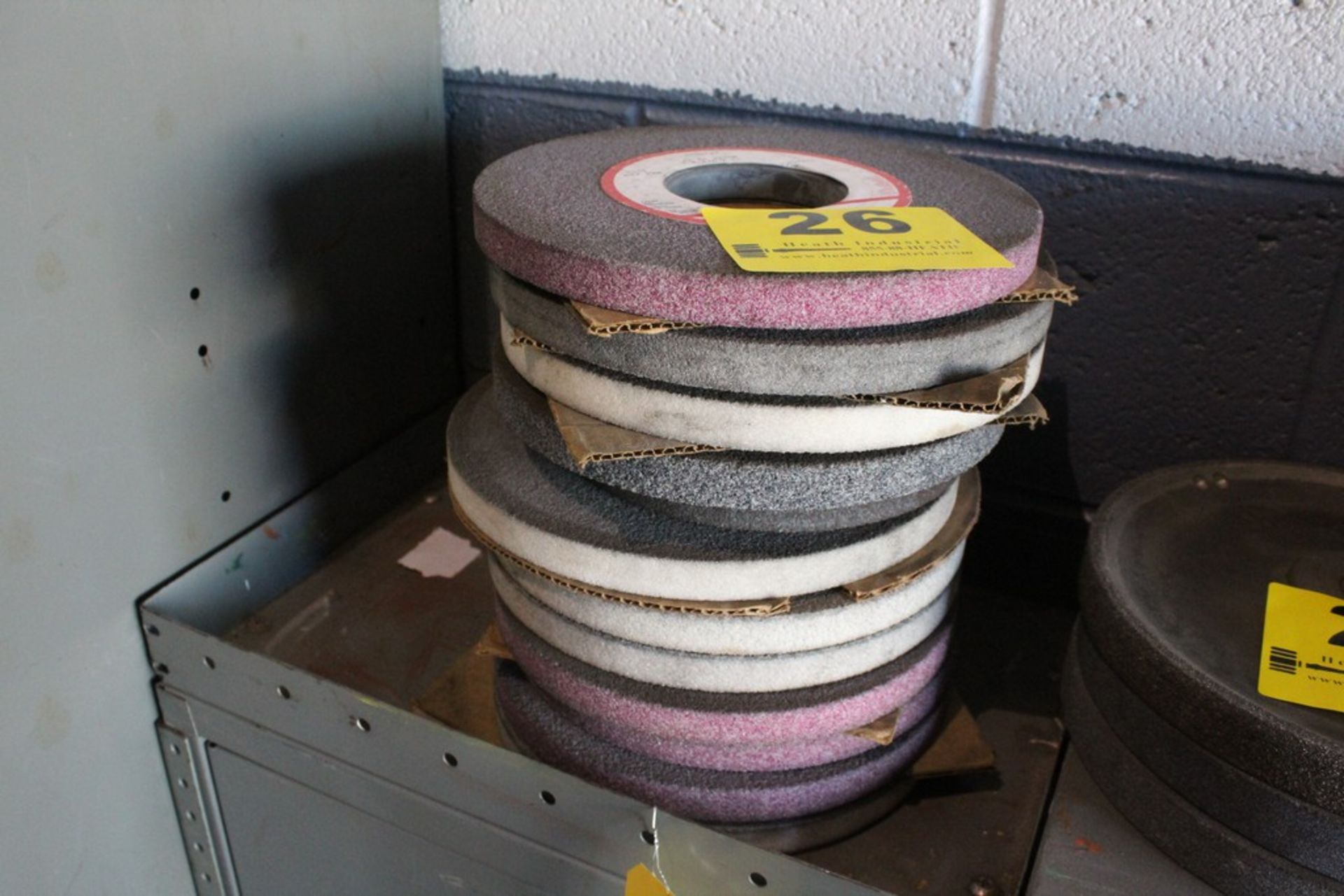 (3) ASSORTED GRINDING WHEELS - 10" X 1"