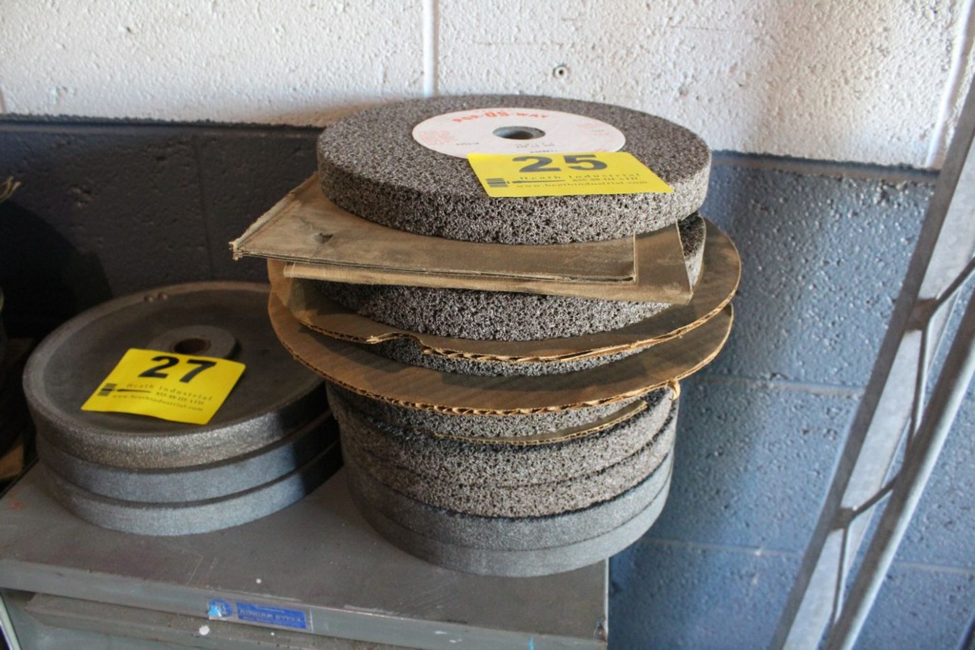 (9) ASSORTED GRINDING WHEELS, 10" X 1"