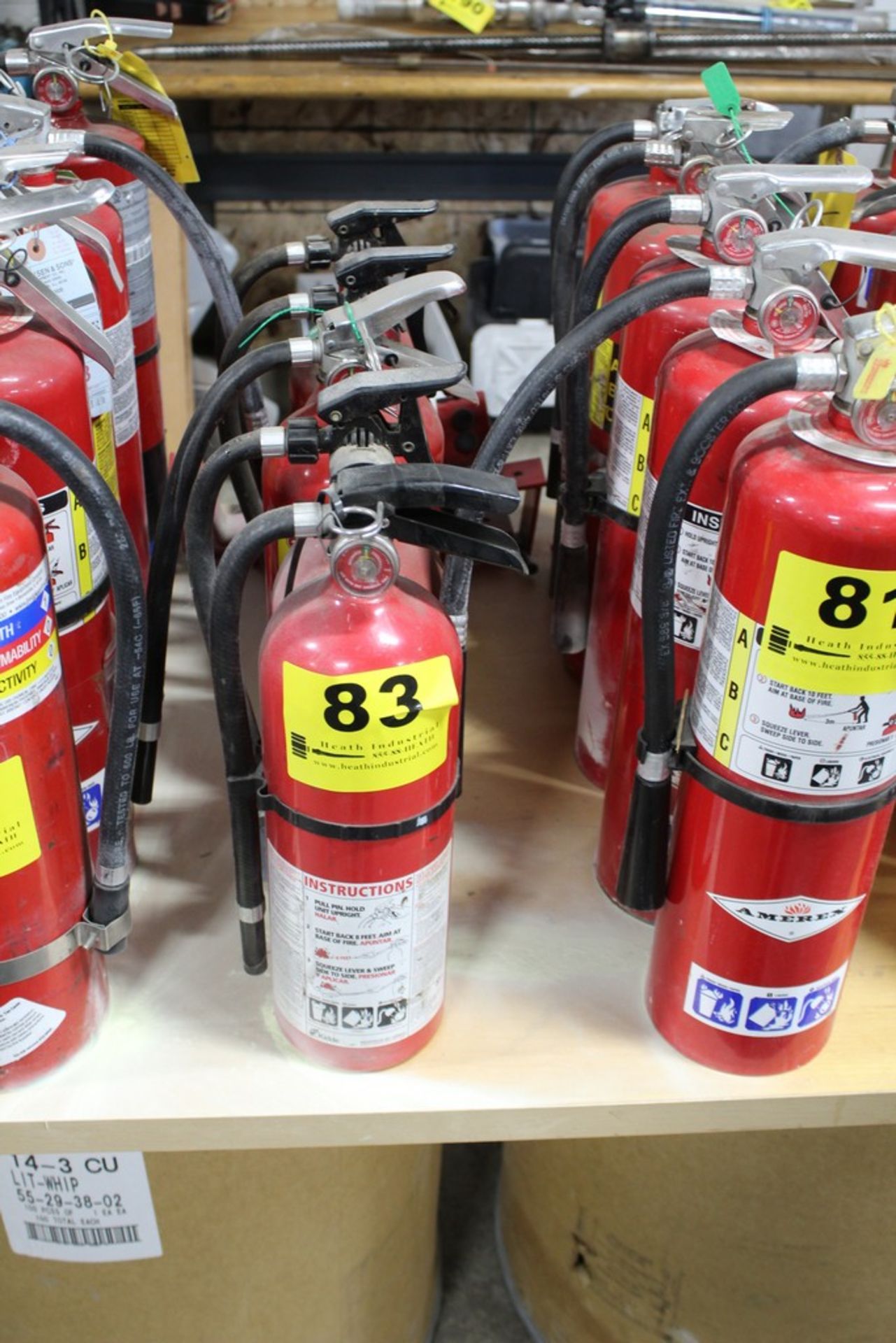 (5) ASSORTED FIRE EXTINGUISHERS
