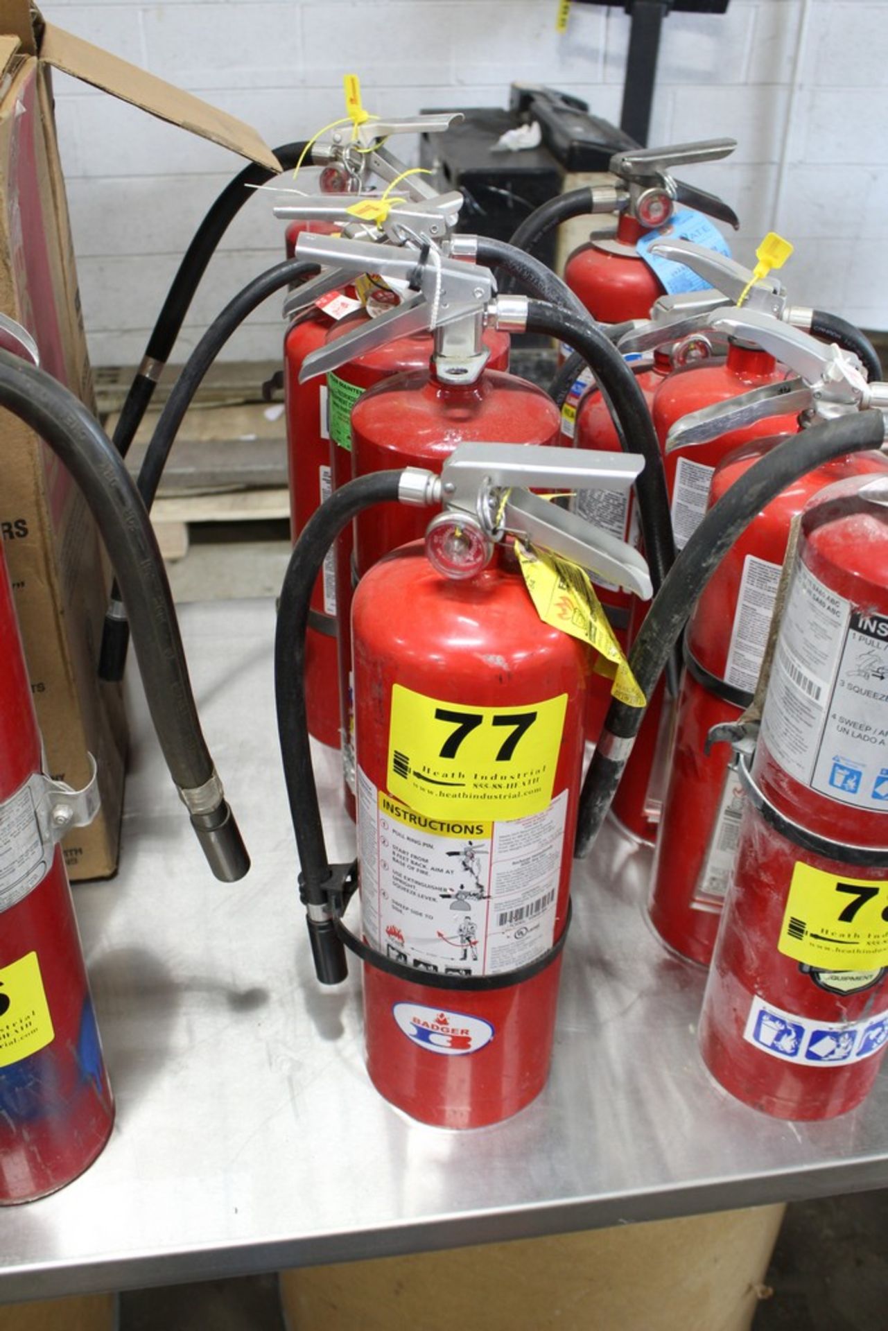 (5) ASSORTED FIRE EXTINGUISHERS