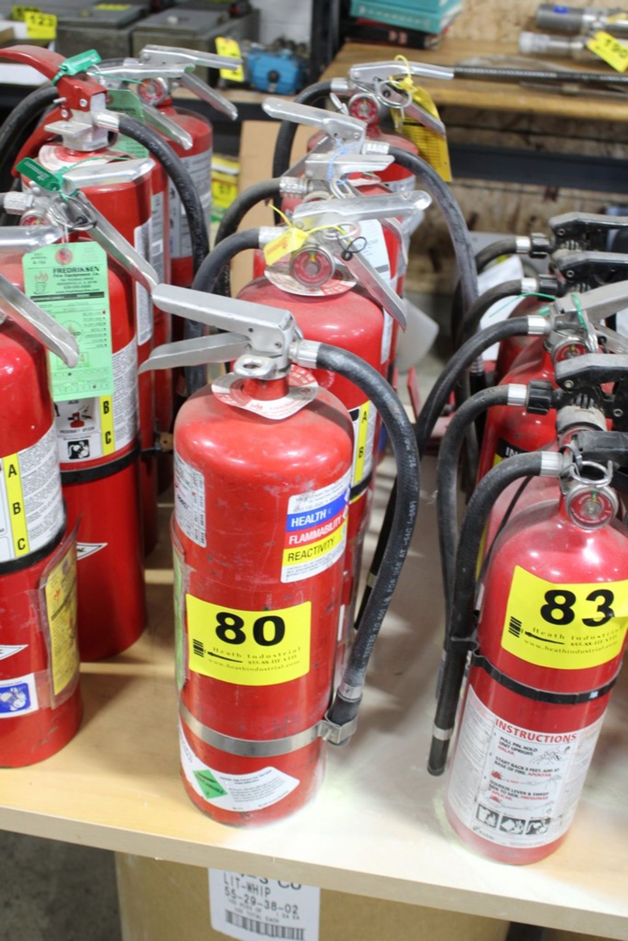 (5) ASSORTED FIRE EXTINGUISHERS