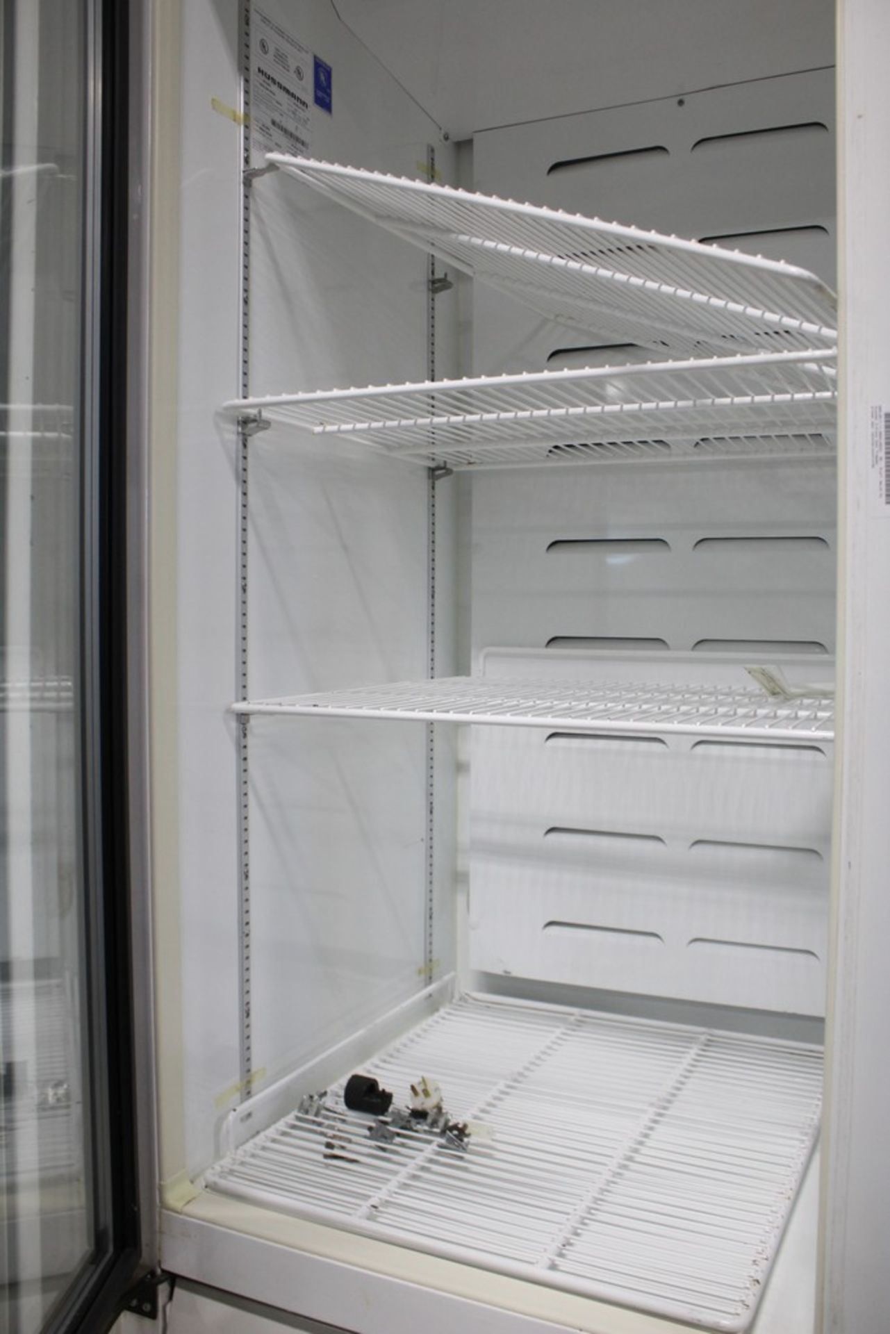 HUSSMAN MODEL ARLO850 DOUBLE DOOR REFRIGERATOR AND/OR FREEZER, S/N MY00L017975, 80" X 57" X 32" - Image 2 of 4