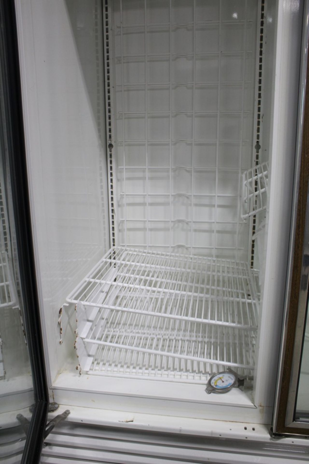 HUSSMAN MODEL UML-2-BS DOUBLE DOOR REFRIGERATOR AND/OR FREEZER, S/N BBI08008-184, 80" X 52" X33" - Image 2 of 3