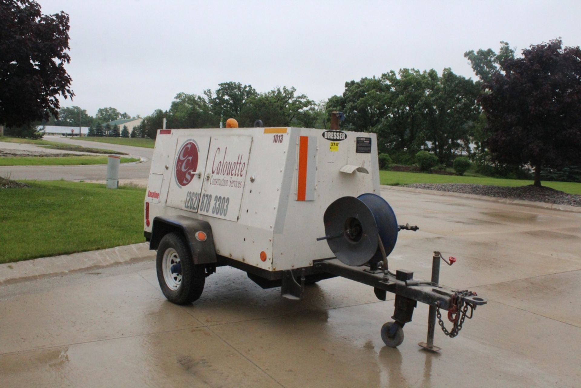 DRESSER LE ROI 160 HP PORTABLE AIR COMPRESSOR International C-196 4 Cyl Gas Engine