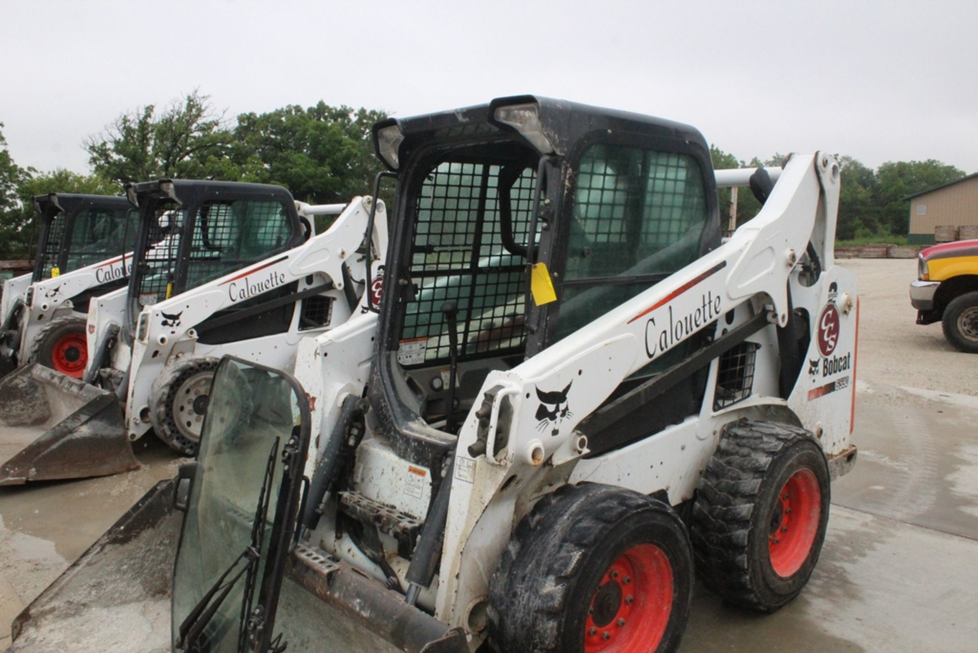 BOBCAT MODEL S590 SKID STEER LOADER S/N AR9R12712: (2014) Enclosed Rops, Two Speed, Aux. Hydraulics, - Image 4 of 8