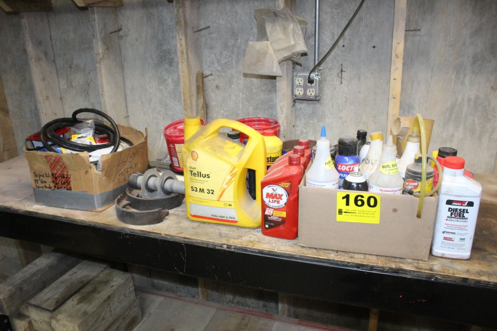 ASSORTED OILS, SPRAYS, AND TRAILER WIRING