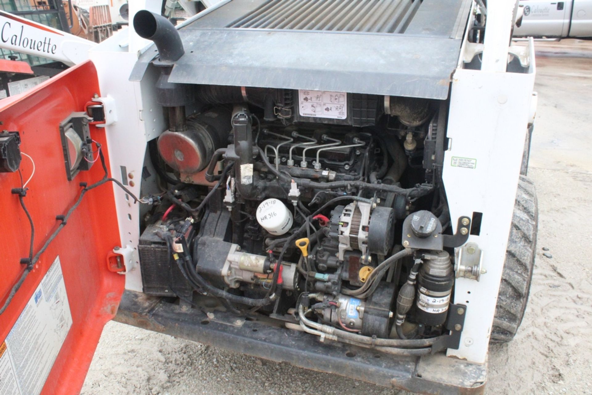 BOBCAT MODEL S590 SKID STEER LOADER AR9R15725: (2016) Enclosed Rops, Two Speed, Aux. Hydraulics, - Image 8 of 9