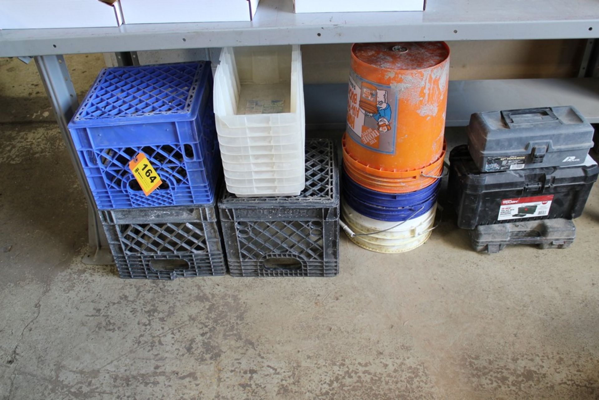 BUCKETS STORAGE TOTES AND MILK CRATES