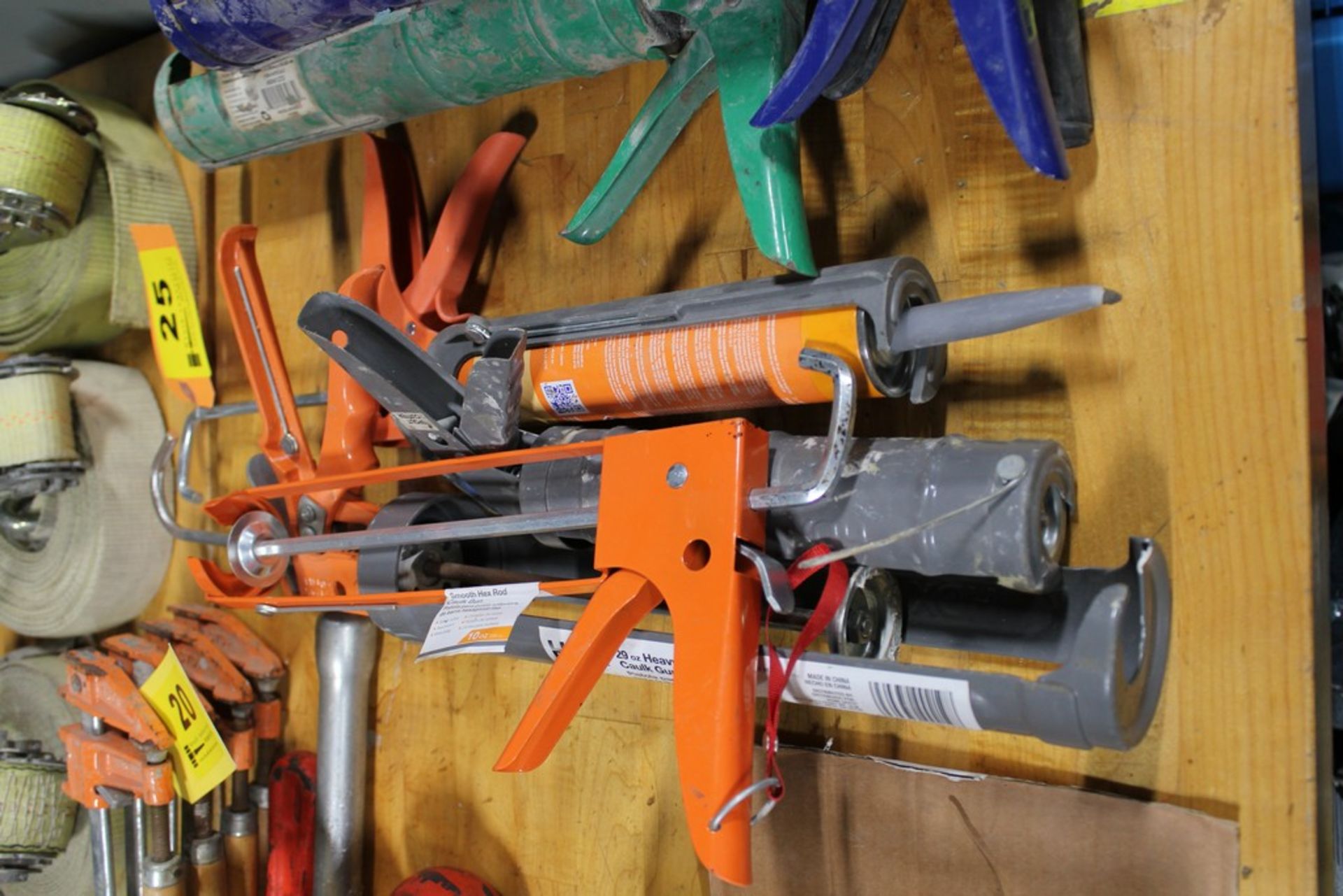 (4) ASSORTED CAULK GUNS