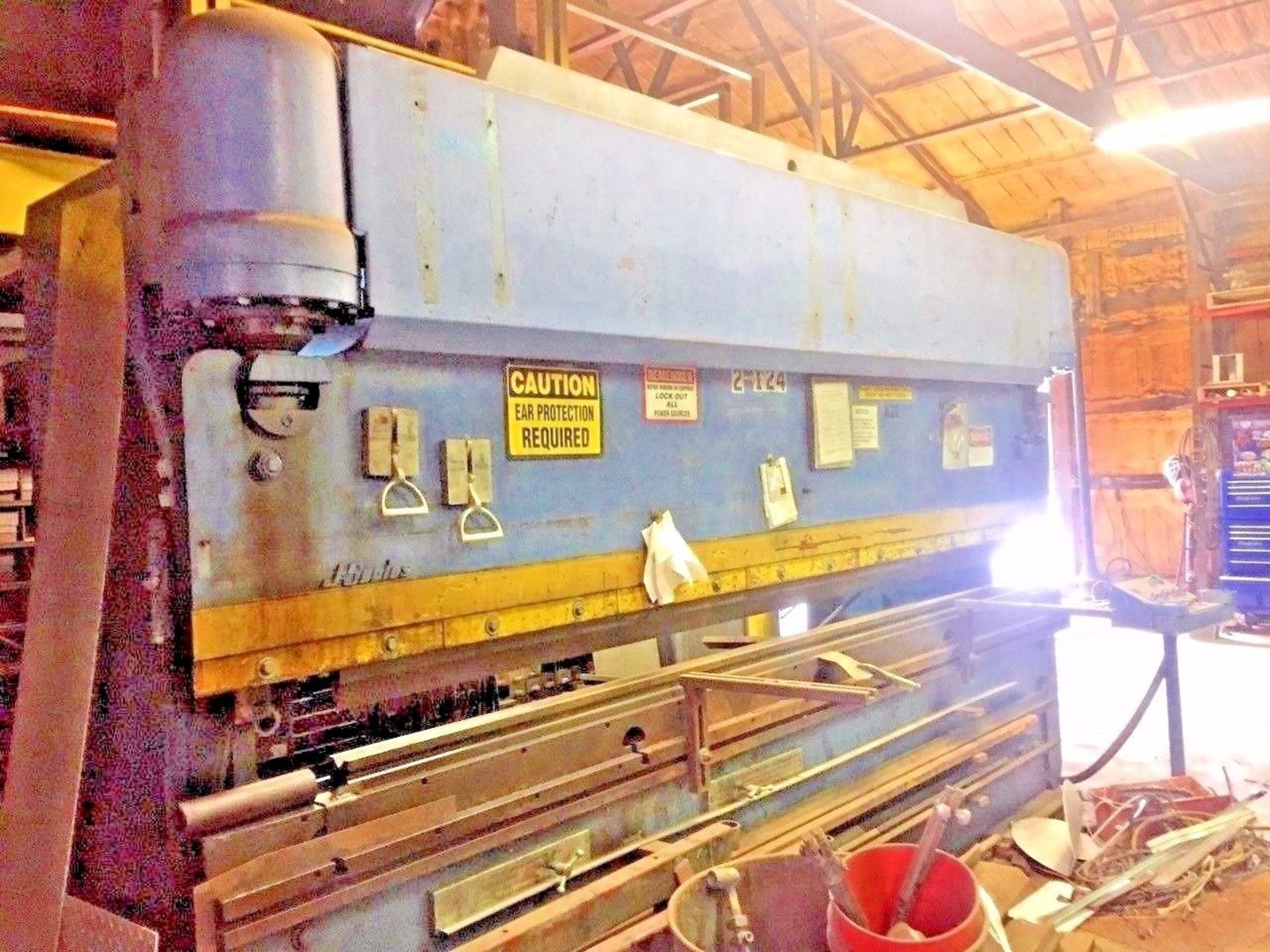 PACIFIC 165 TON X 14FT HYDRAULIC PRESS BRAKE S/N 9947 Year 1999, Pit Required, Video Available