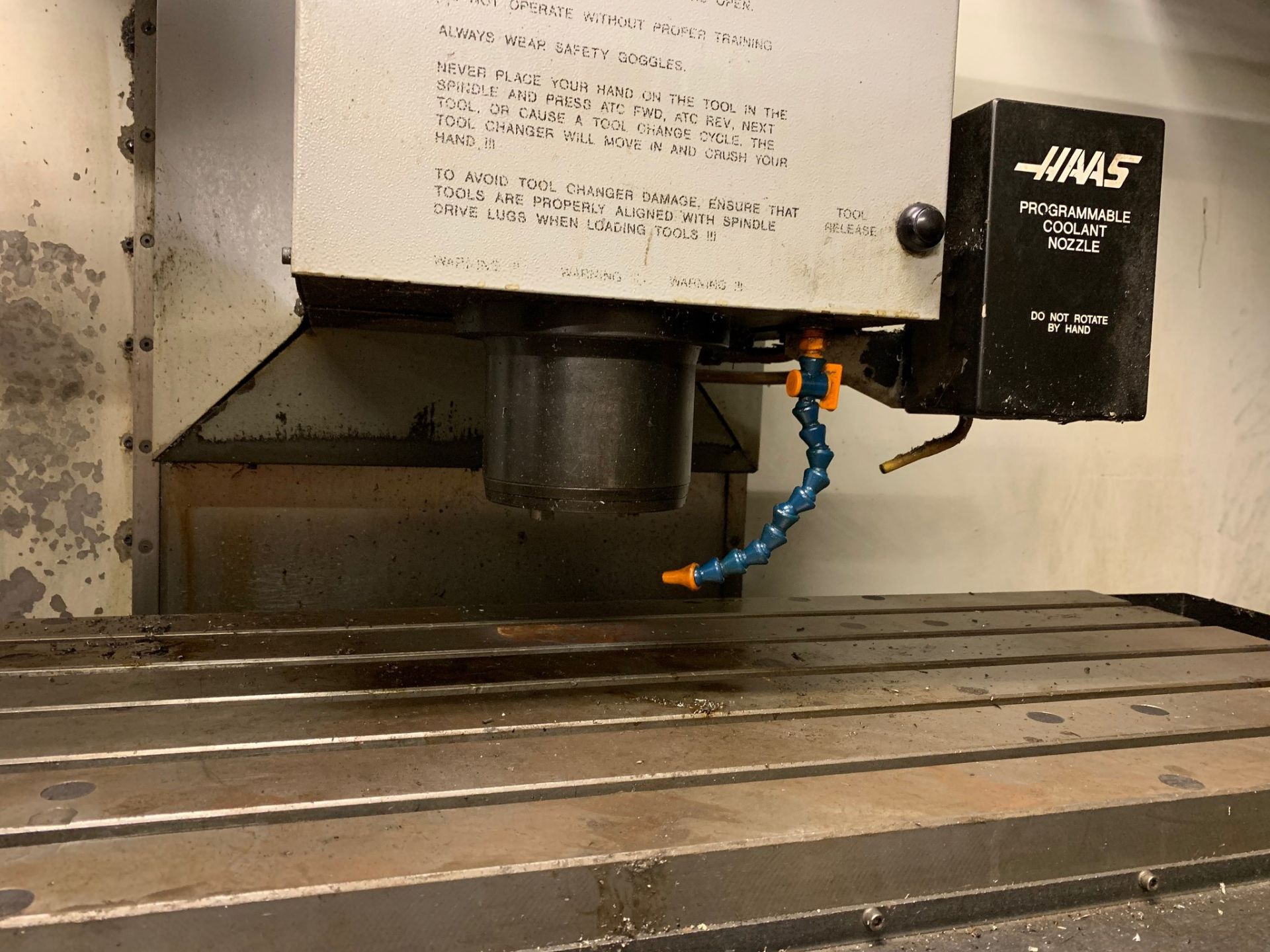 1996 HAAS VF3 VERTICAL MACHINING CENTER S/N 7167 Table Size 48" x 18 ...
