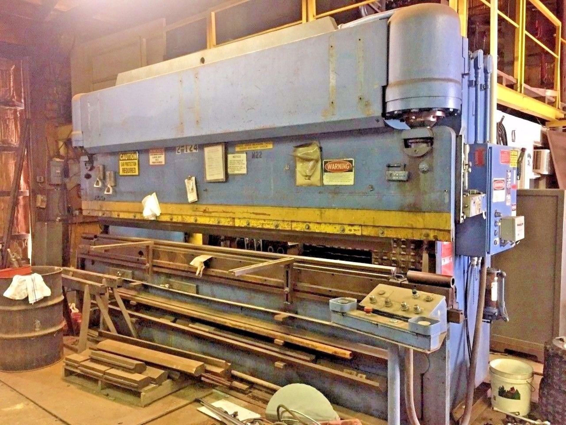 PACIFIC 165 TON X 14FT HYDRAULIC PRESS BRAKE S/N 9947 Year 1999, Pit Required, Video Available - Image 2 of 7