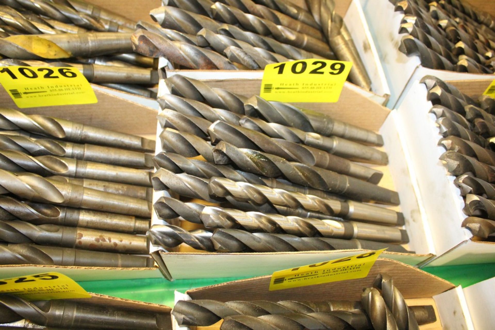 (15) LARGE TAPER SHANK DRILL BITS