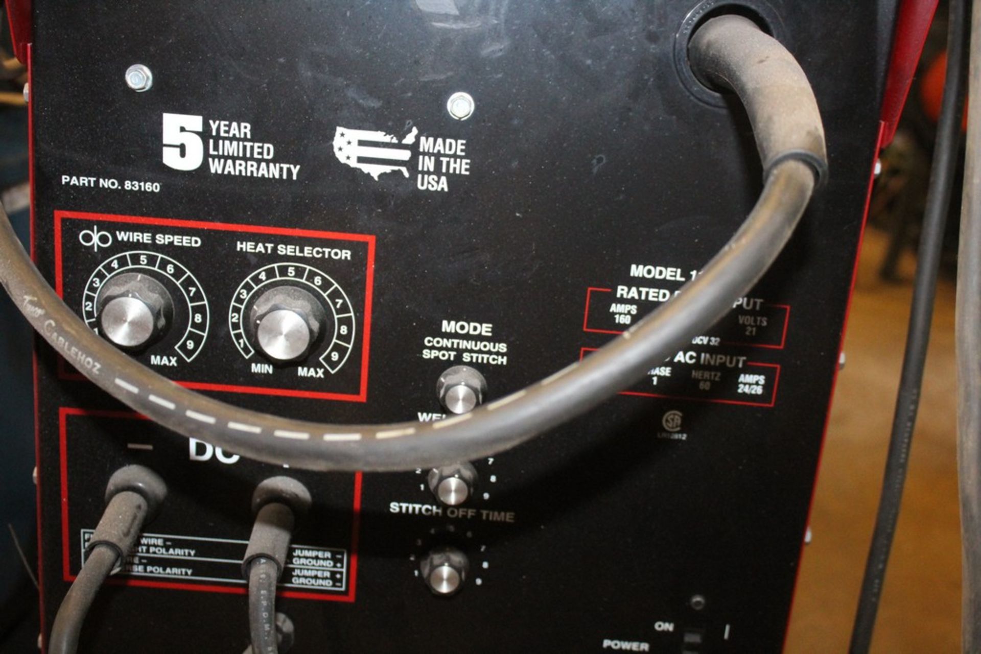 CENTURY 200 MIG WIRE FEED WELDER MODEL 117-037 - Image 2 of 3