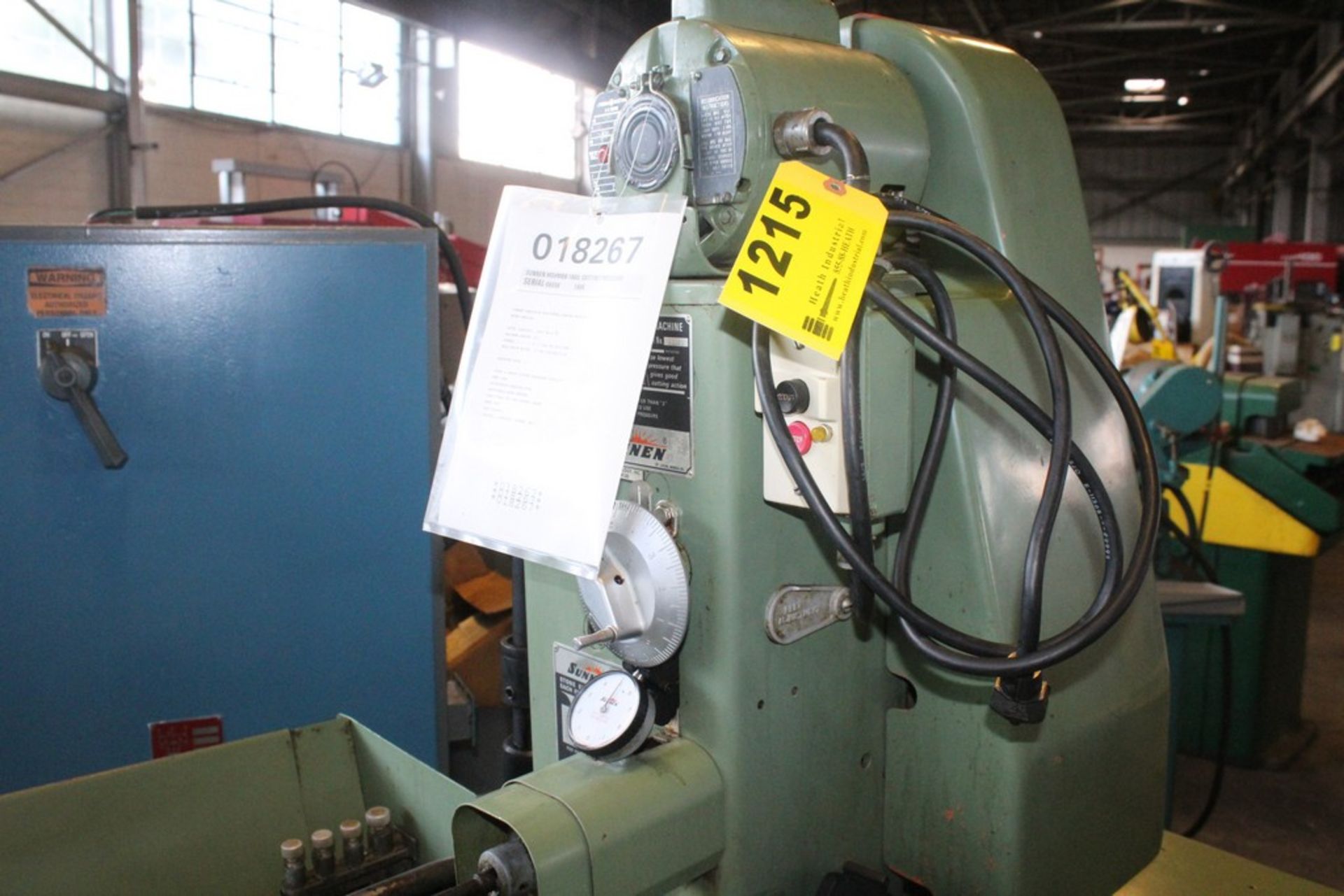 SUNNEN MODEL MBB-1660 PRECISION HORIZONTAL HONING MACHINE, S/N 86658 (1986), EQUIPPED WITH - Image 3 of 6