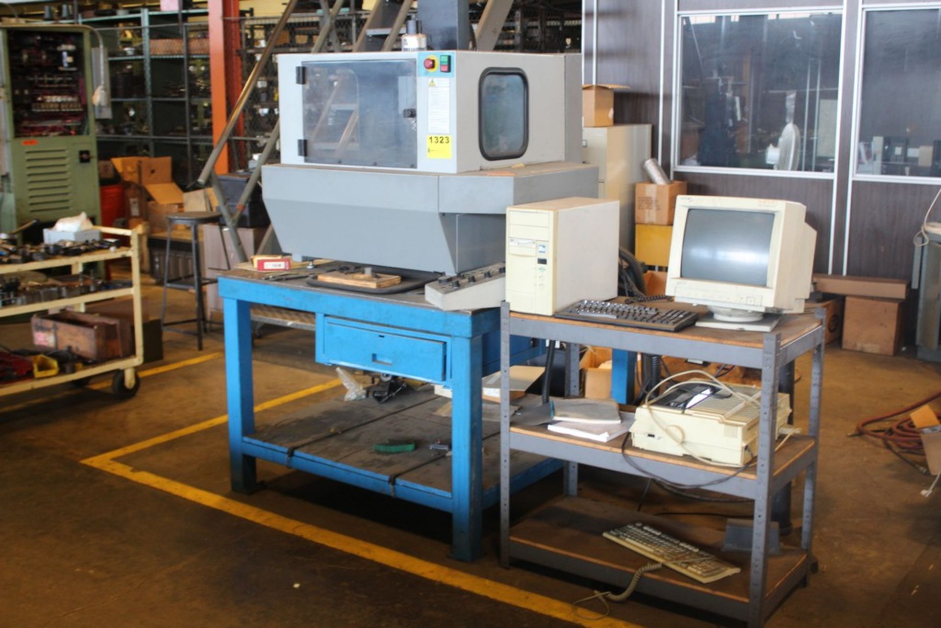 PROLIGHT CNC BENCH TYPE MILLING MACHINE TABLE SIZE 6 1/4" X 19 1/2" COLLET SIZE EX 16 SPINDLE
