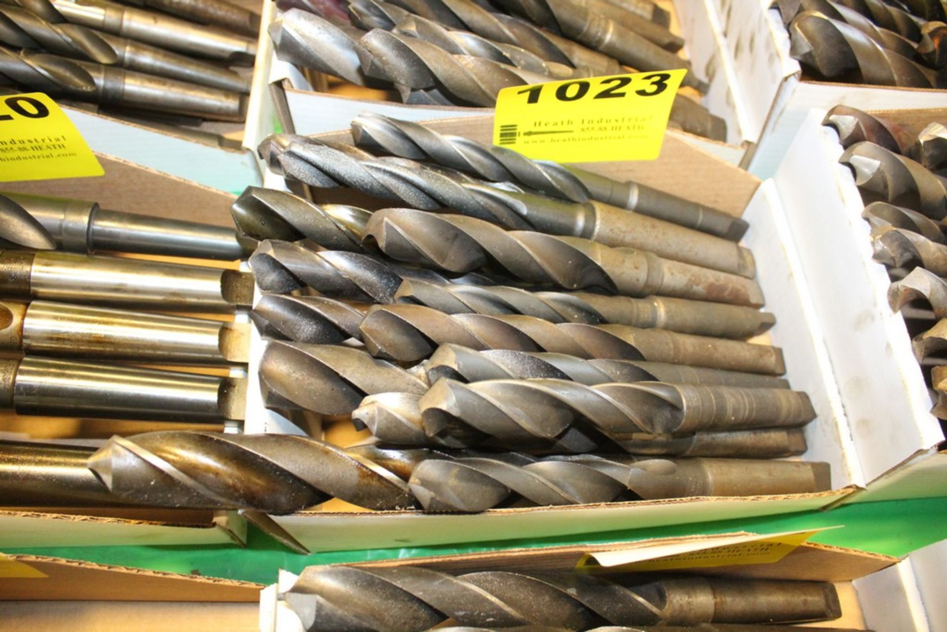 (15) LARGE TAPER SHANK DRILL BITS