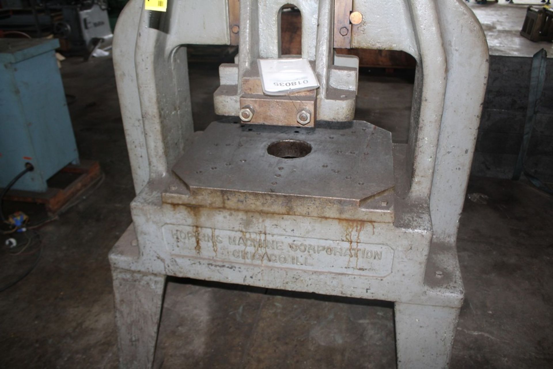 60 TON HOPKINS DIE MAKERS SCREW PRESS, ASSET # 18035 LOADING FEE: $50 - Image 3 of 3