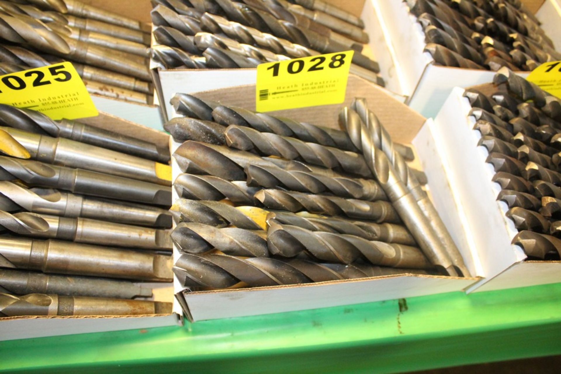 (15) LARGE TAPER SHANK DRILL BITS