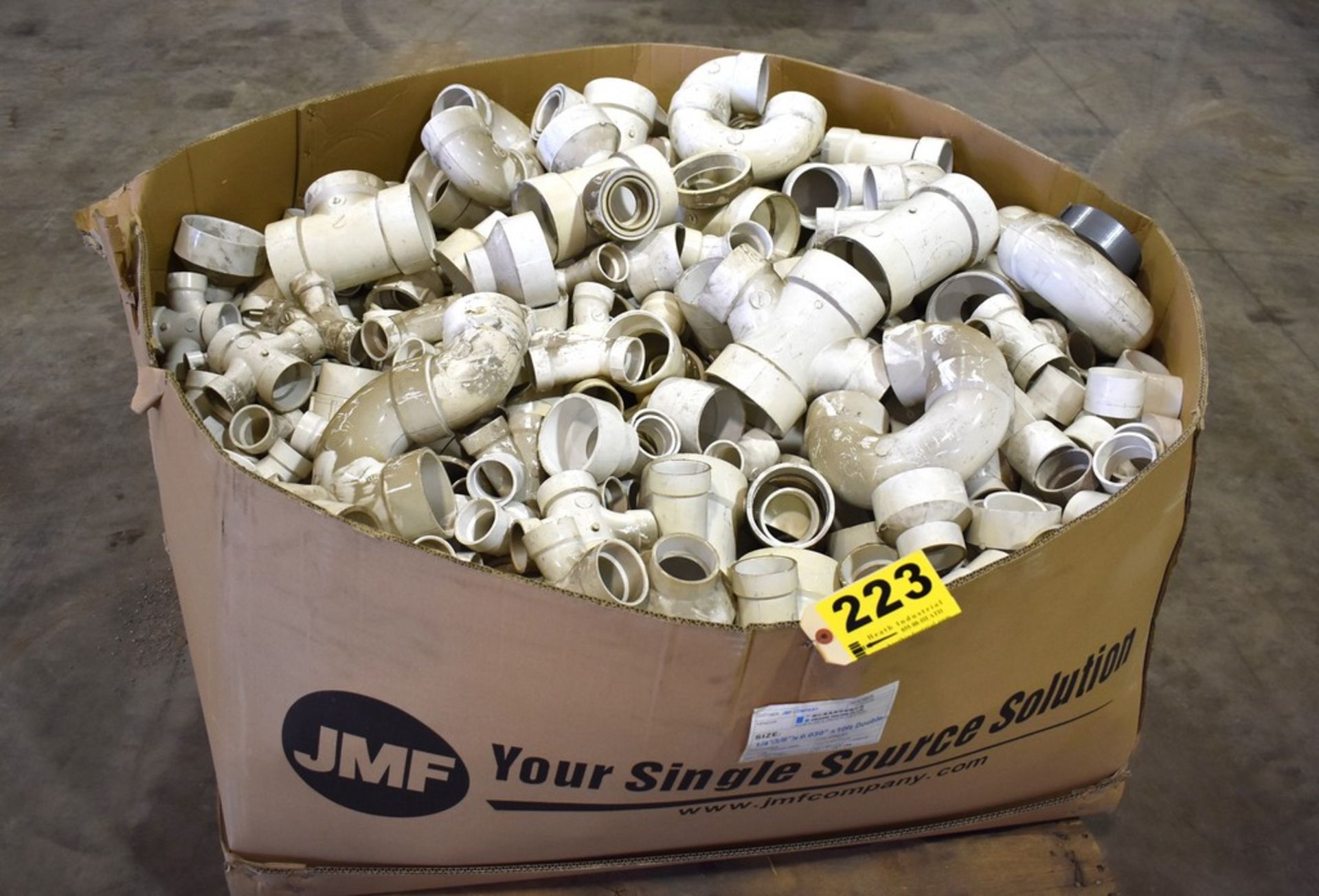 (LOT) New Plastic PVC DWB Fittings - 1" - 2"