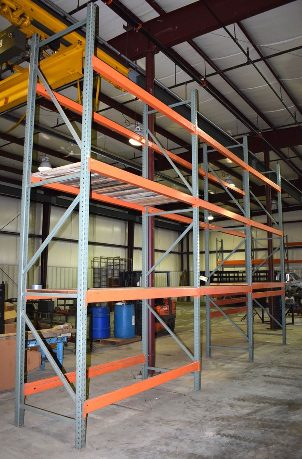 Interlake Pallet Racking - (3) Sections, (4) Uprights 42" x 16'H - (24) 96" Cross Beams