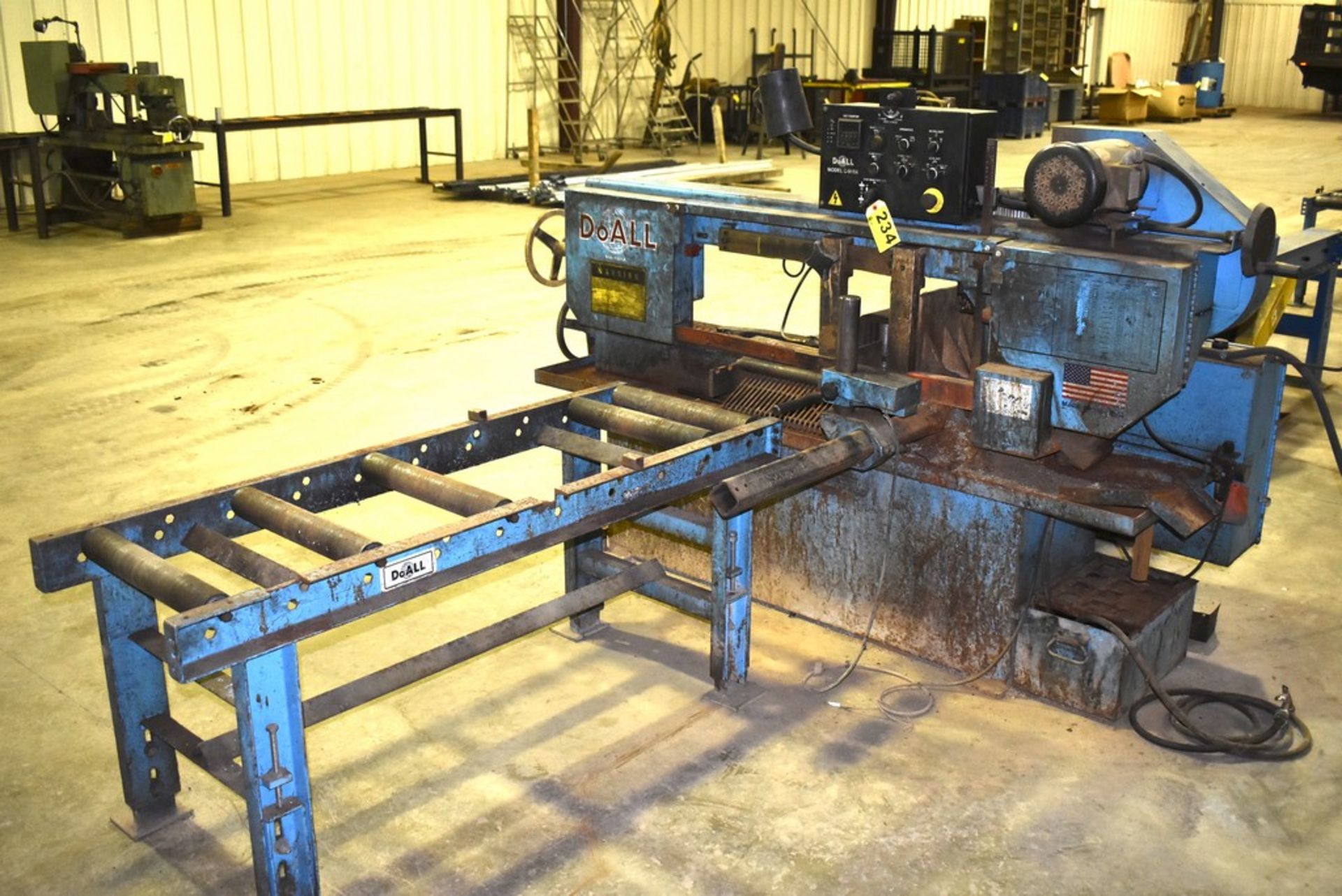 Do All Model C-916-A Horizontal Bandsaw, Serial Number: 528-97299 ( New 1997) 9" x 16" Capacity - - Image 2 of 10