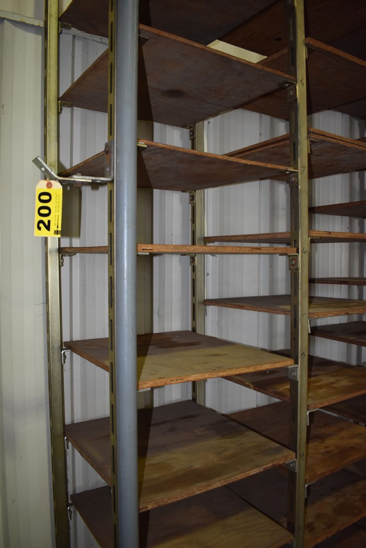 Shelving Unit - 120" LR x 124" H x 23" Depth, Slotted Strut Channel - Bolted Construction - Image 2 of 3