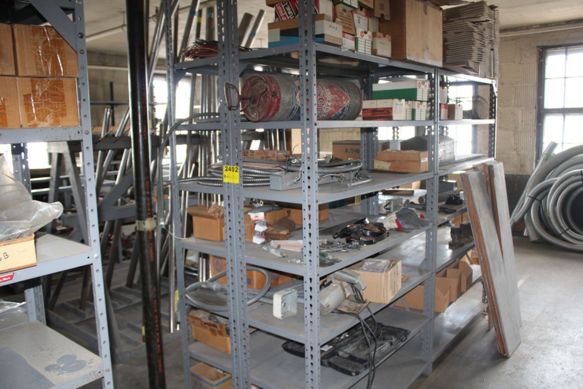 4 SECTIONS OF 18"X48"X84" ADJUSTABLE METAL SHELVING