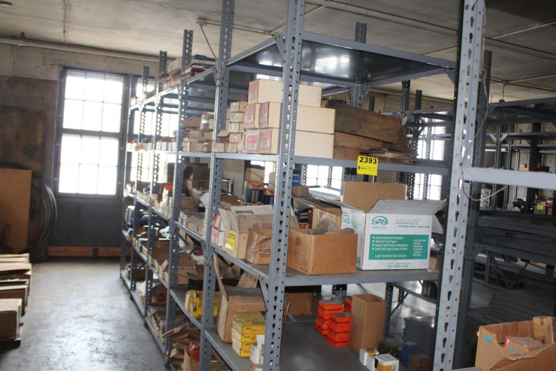 5 SECTIONS OF 36"X36"X84" ADJUSTABLE METAL SHELVING