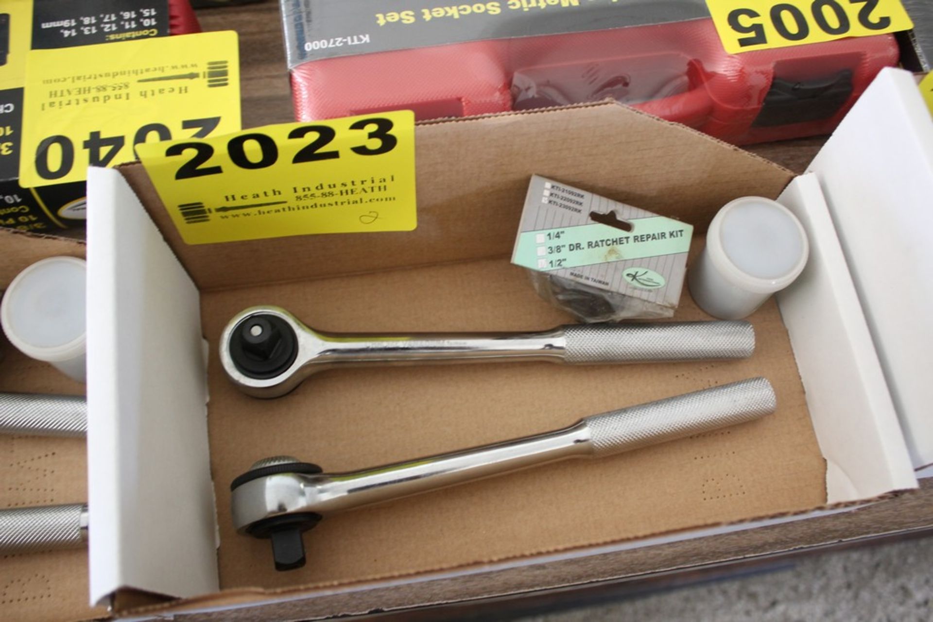 (2) RATCHET WRENCHES AND REPAIR KITS IN BOX