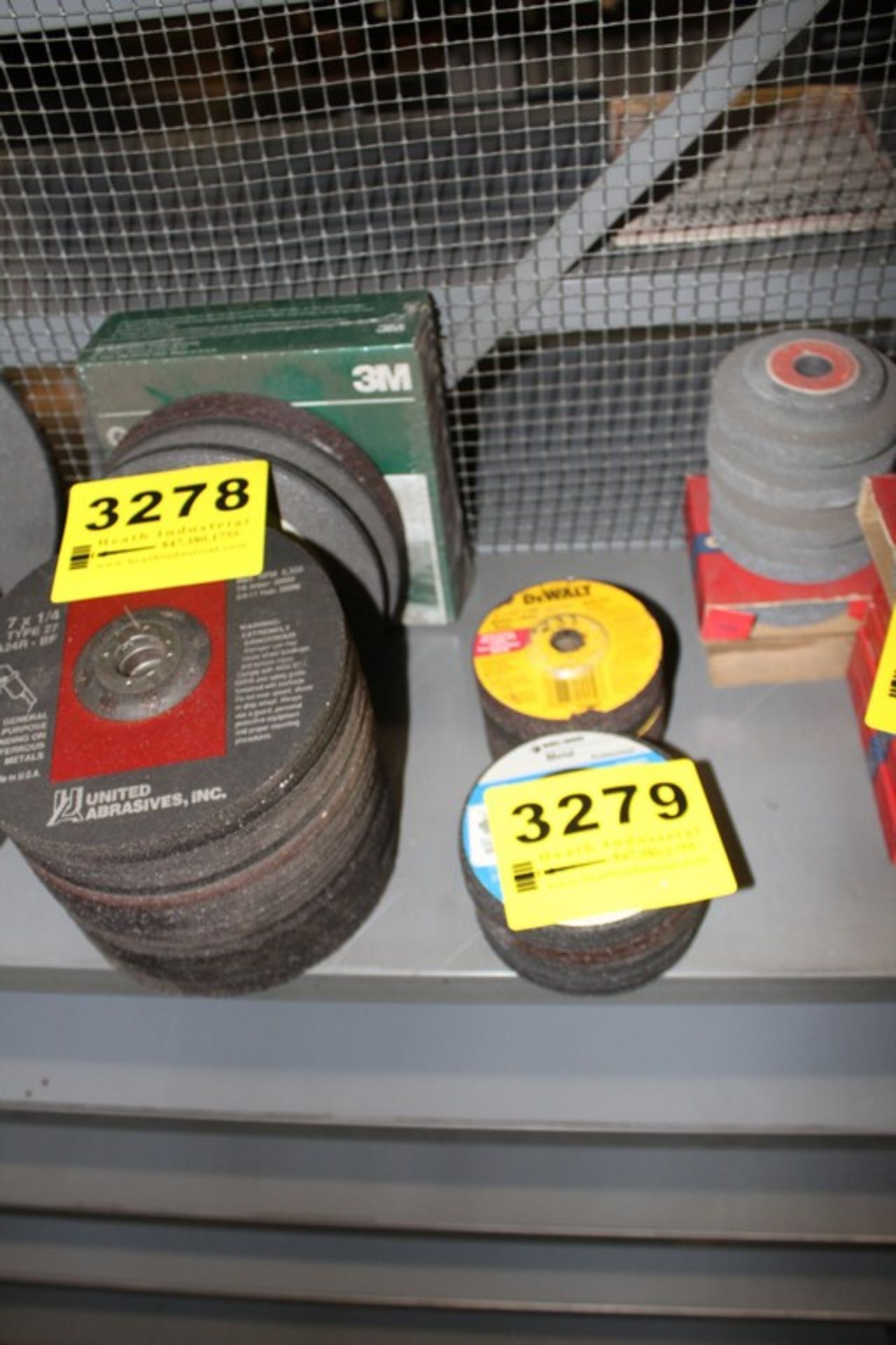 ASSORTED 4" AND 4 1/2" GRINDING WHEELS