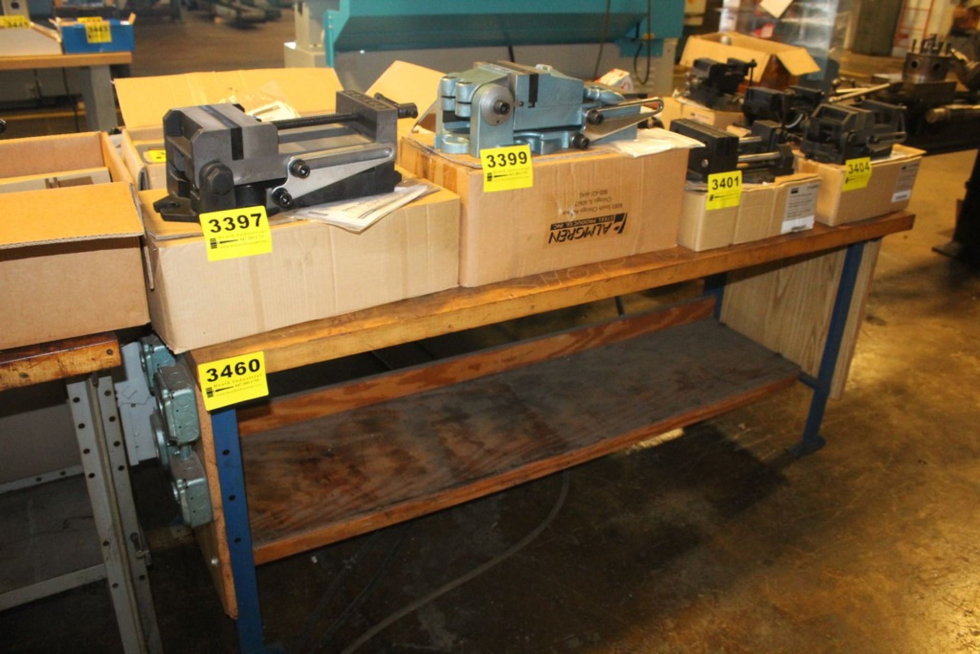 WOOD TOP WORKBENCH 60"X29"X34"