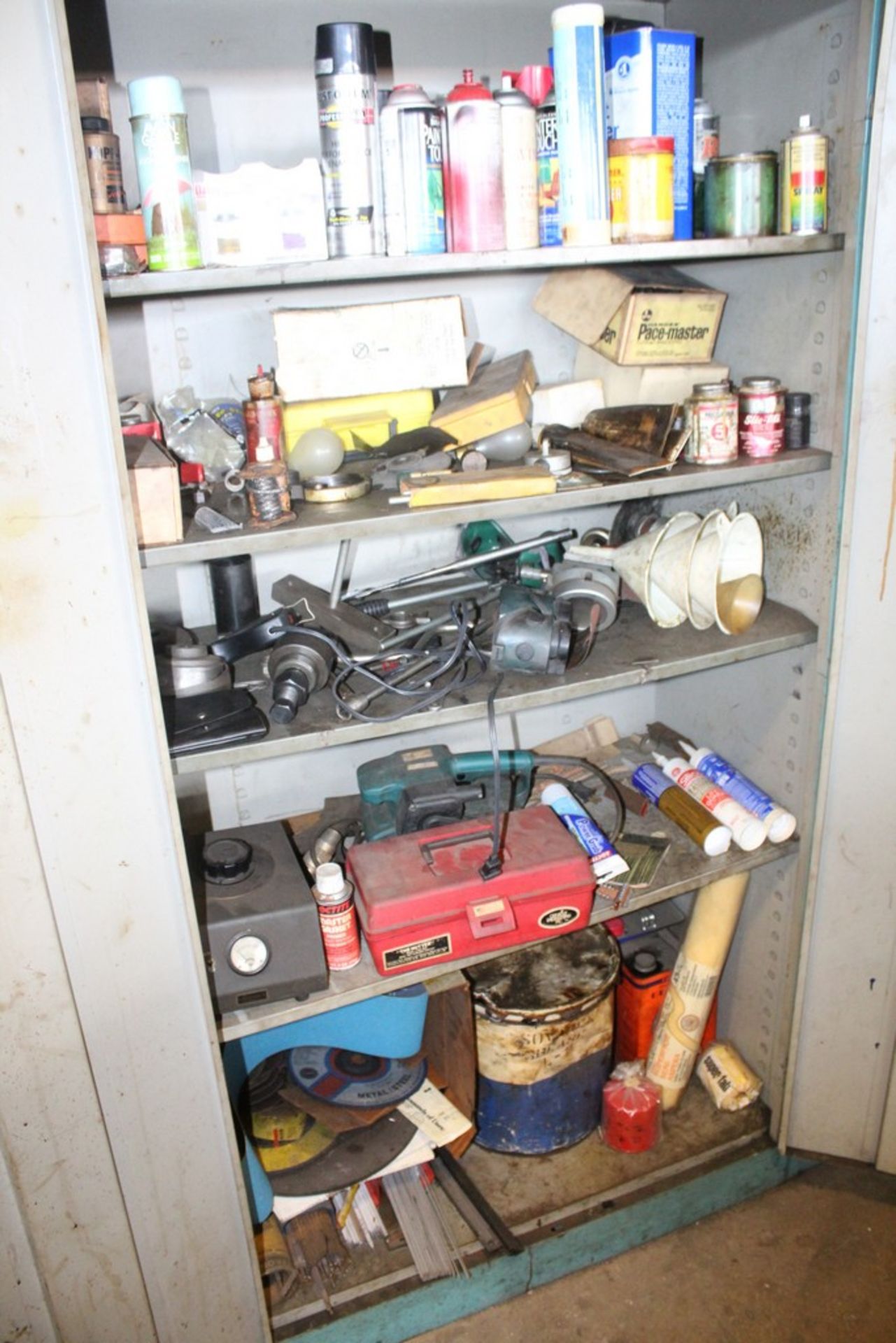 STORAGE CABINET 36" X 16" X 72" W/ CONTENTS - Image 2 of 2