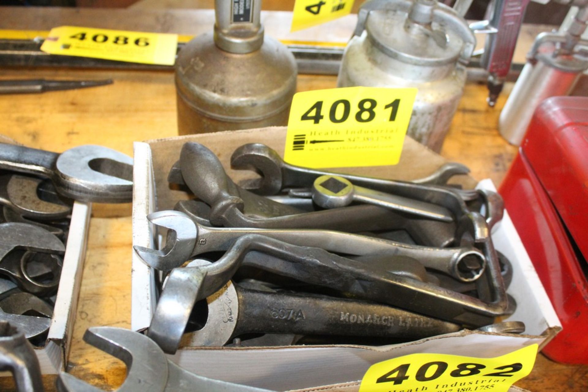 LARGE QTY OF WRENCHES