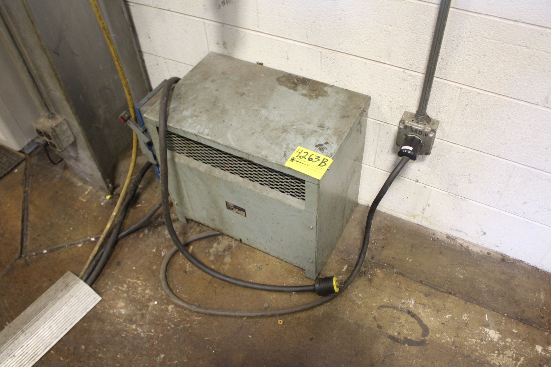 TRANSFORMER 46KVA, 240/480 PRIMARAY, 208 SECONDARY, 3 PHASE