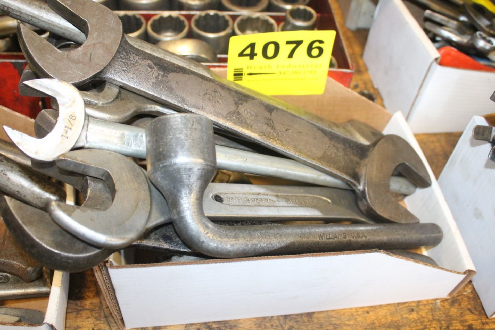 LARGE QTY OF WRENCHES