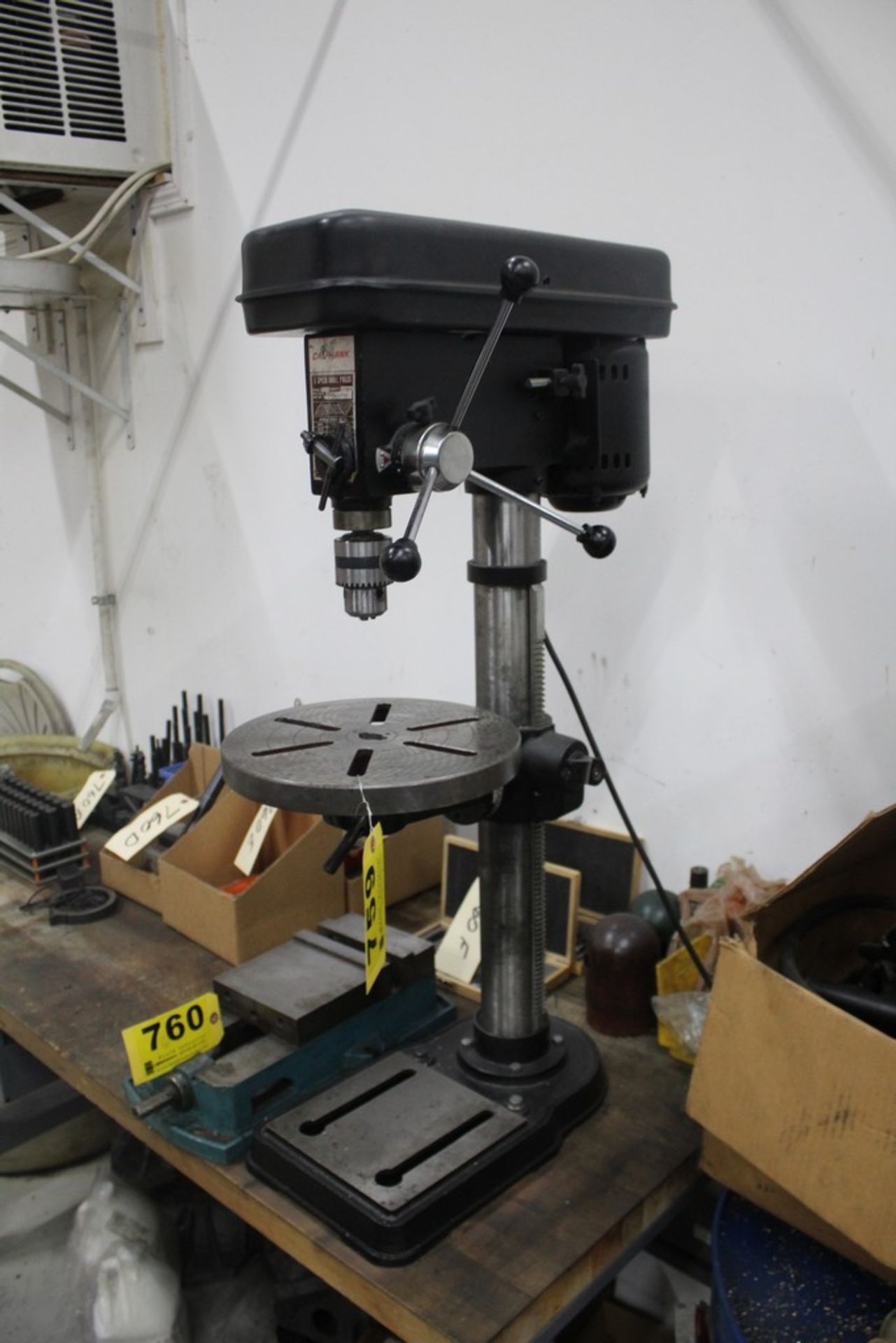 CAL-HAWK 5-SPEED BENCHTOP DRILL PRESS, S/N 1159488