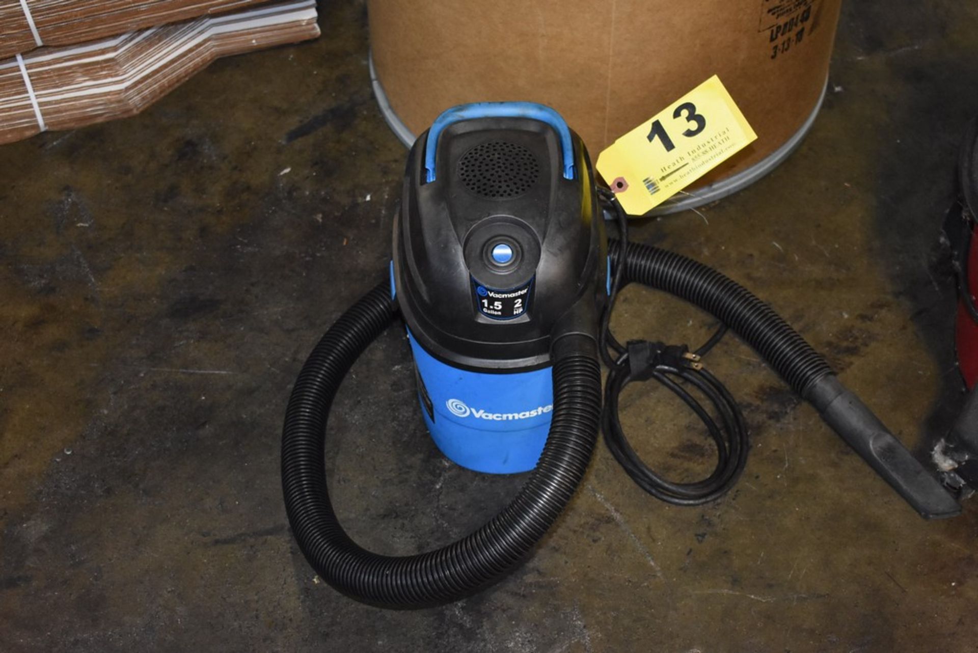 VACMASTER 2 HP 1.5 GALLON SHOP VAC