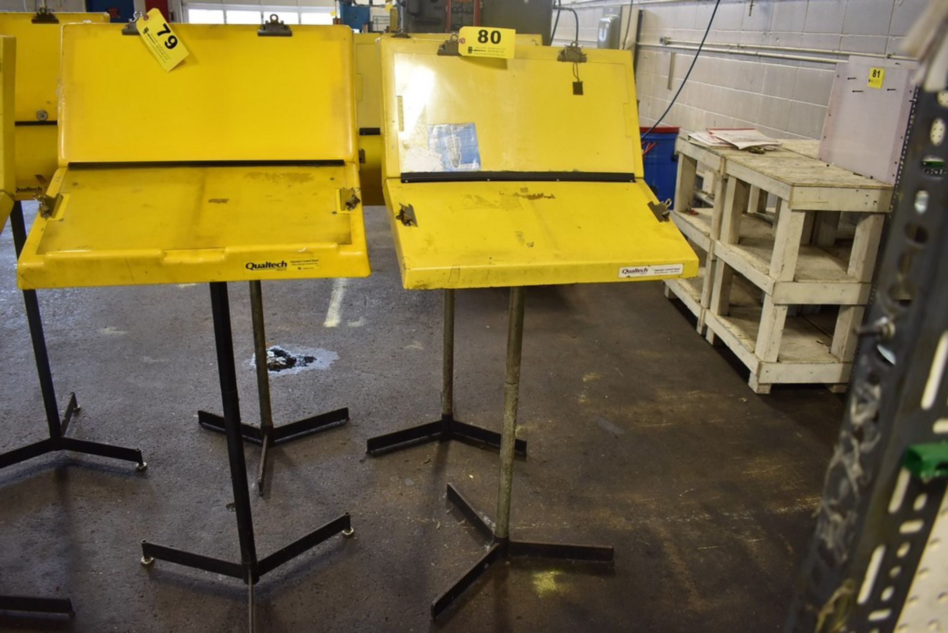 (2) QUALTECH OPERATOR CONTROL STANDS