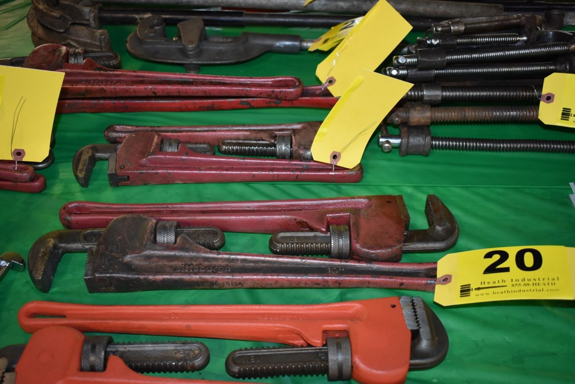 (2) PITTSBURGH 18" PIPE WRENCHES