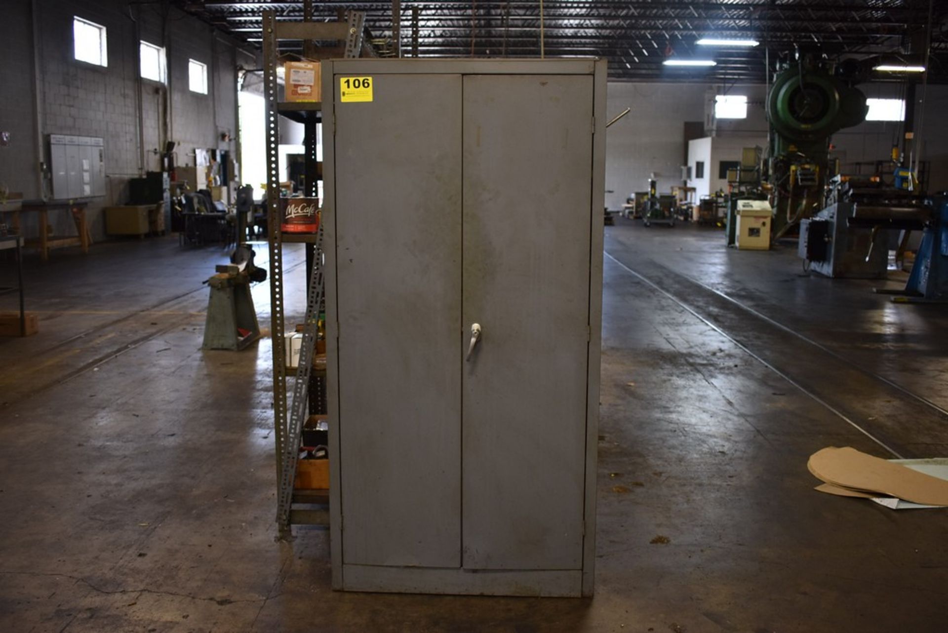 36" X 18" X 72" TWO DOOR STEEL STORAGE CABINET