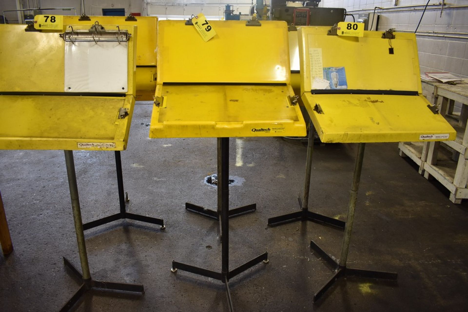 (2) QUALTECH OPERATOR CONTROL STANDS