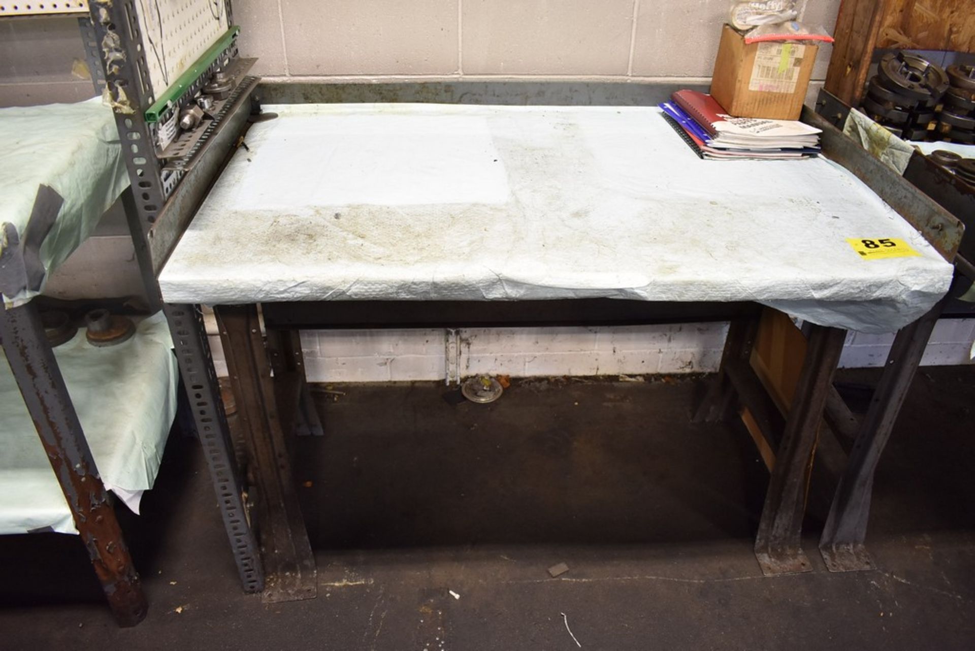 48" X 30" X 34" STEL FRAME WORK BENCH