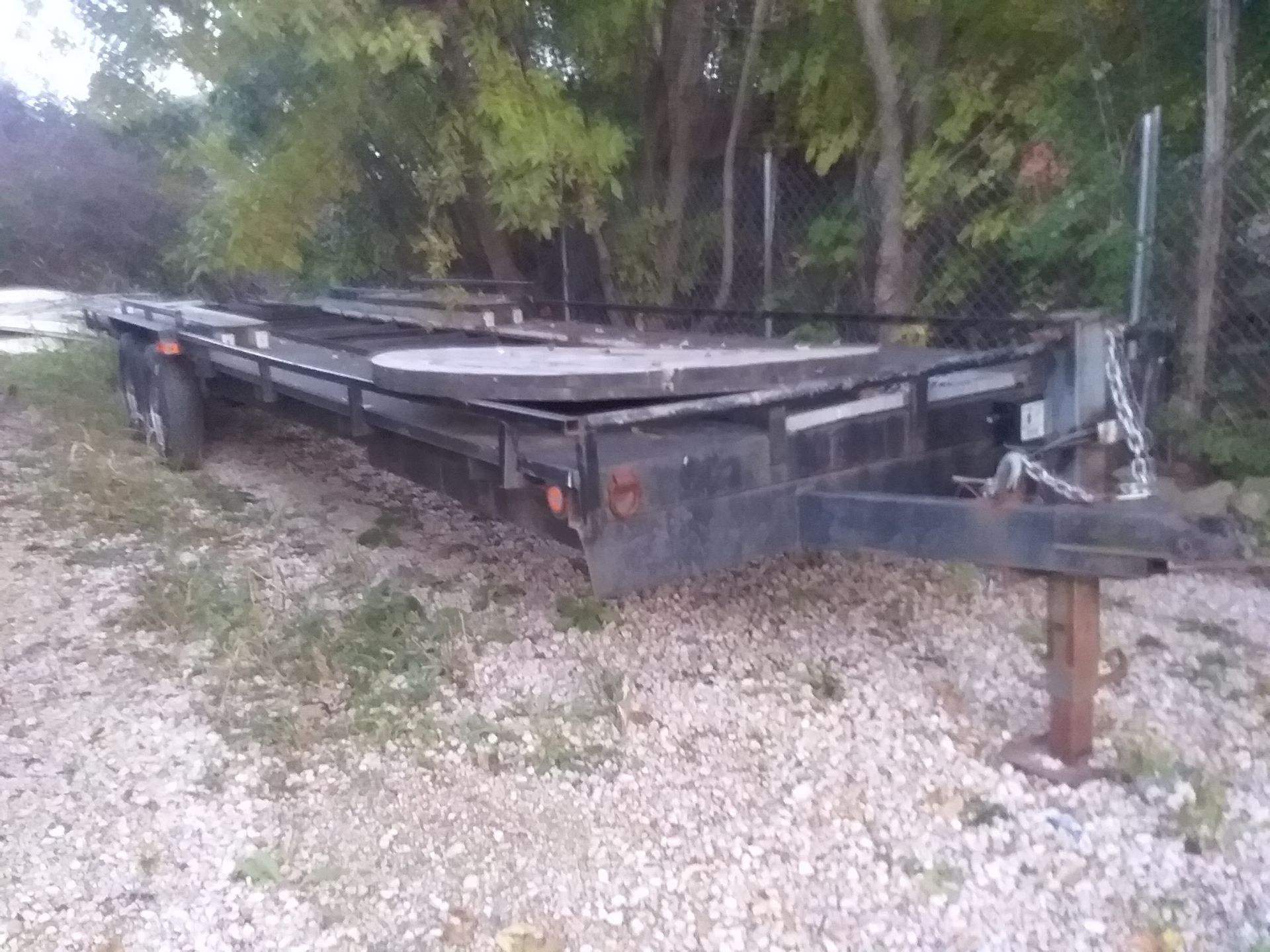 CAR HAULER TRAILER, TWO AXLE, 30' X 84"